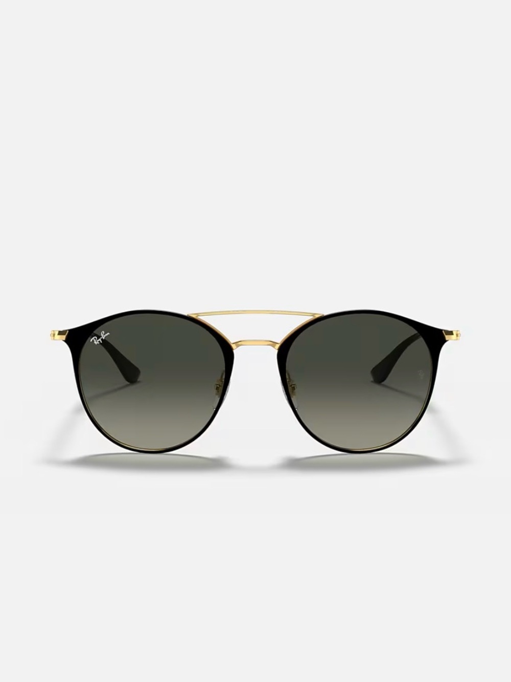 Excellent Condition Women’s Ray-Ban Black and Gold Sunglasses